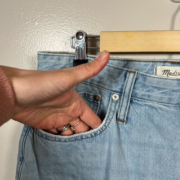 Madewell The Curvy Perfect Vintage Jean 31 Fitzgerald Light Wash High Rise Blue - Picture 4 of 13